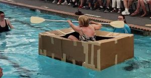 Meridian Village Cardboard Boat Race