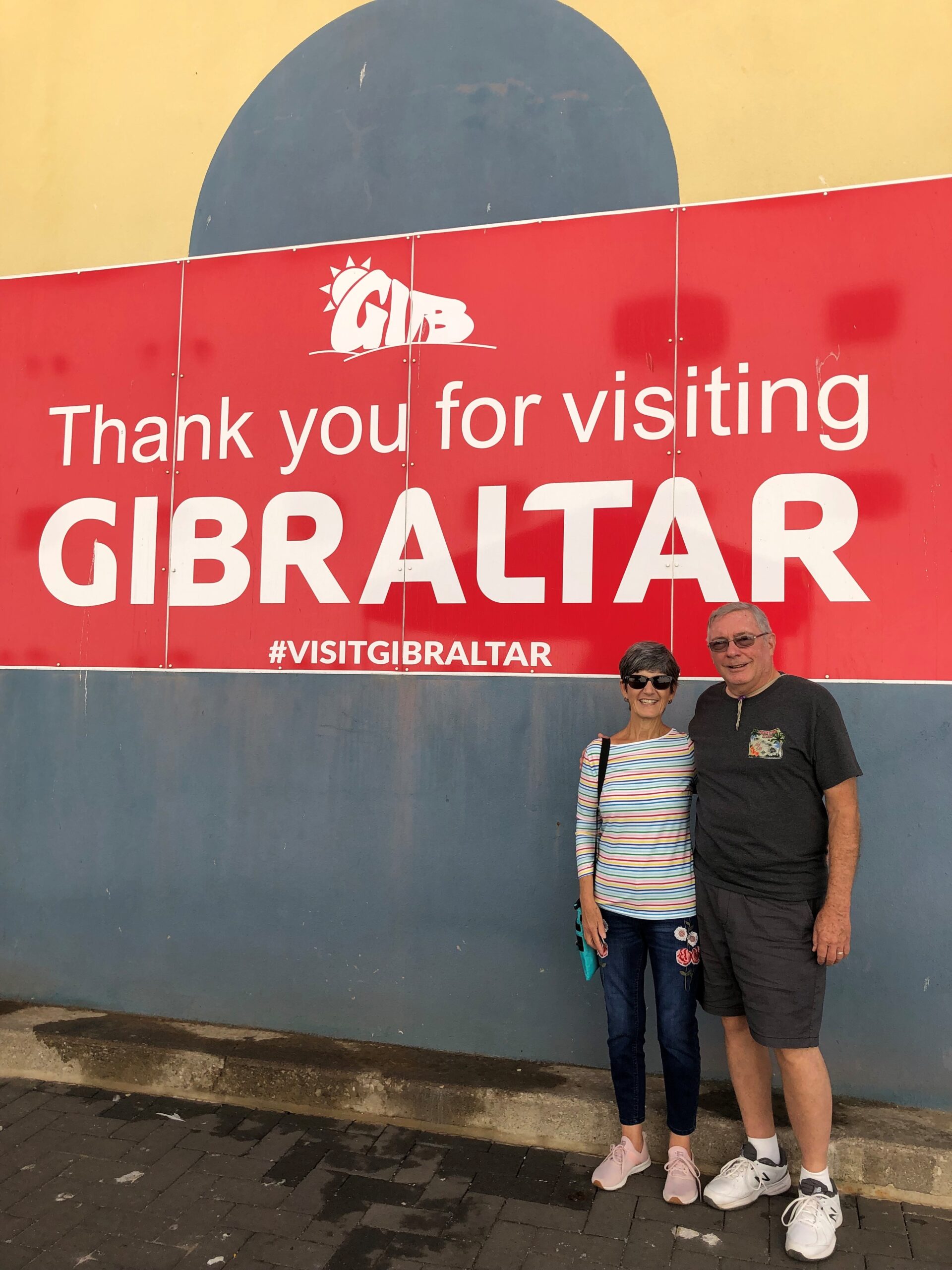 Al and Pam in Gibraltar