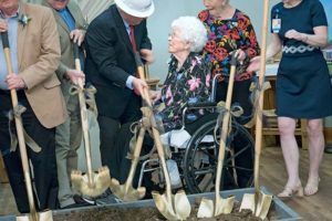 Residents Participate in Groundbreaking